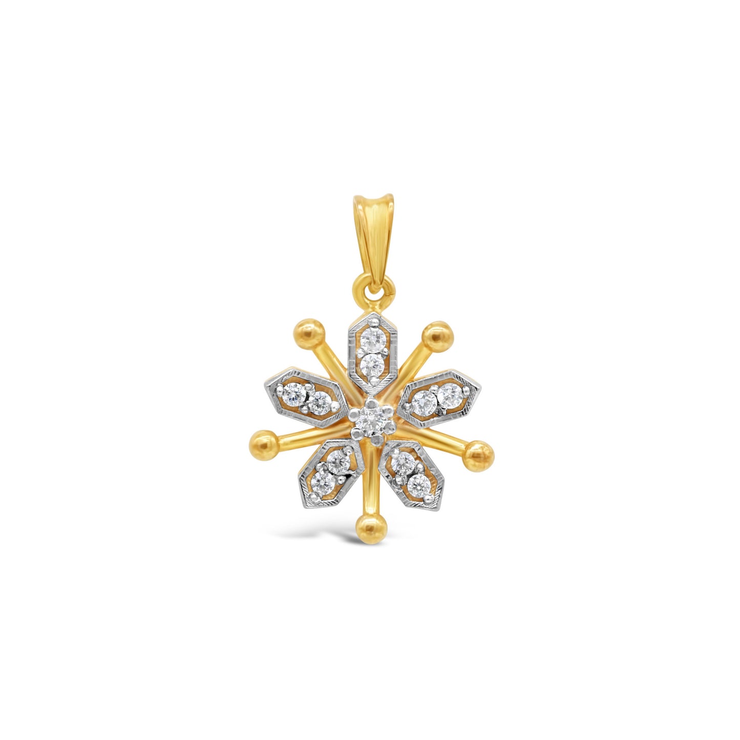 Oleander Floral Pendant