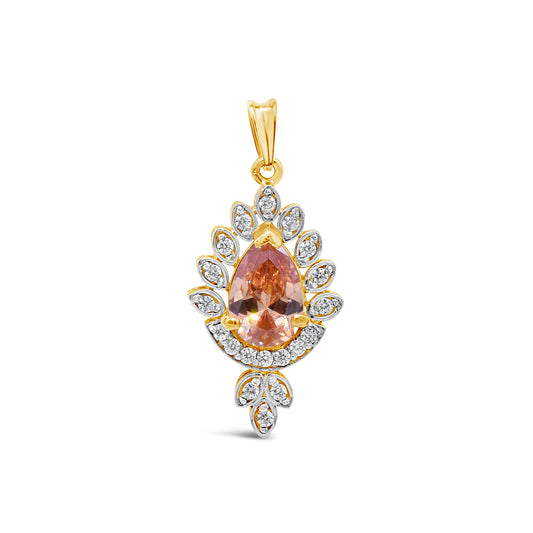 Pear Citrine Pendant