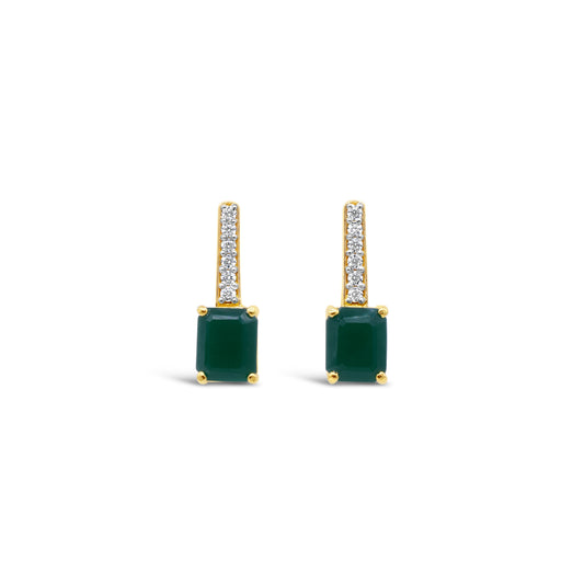 Cubic Drop Earrings