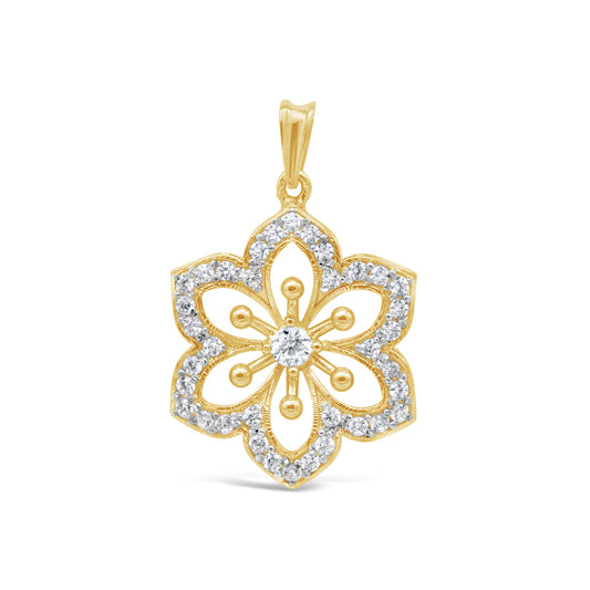 Daisy Zircon Pendant