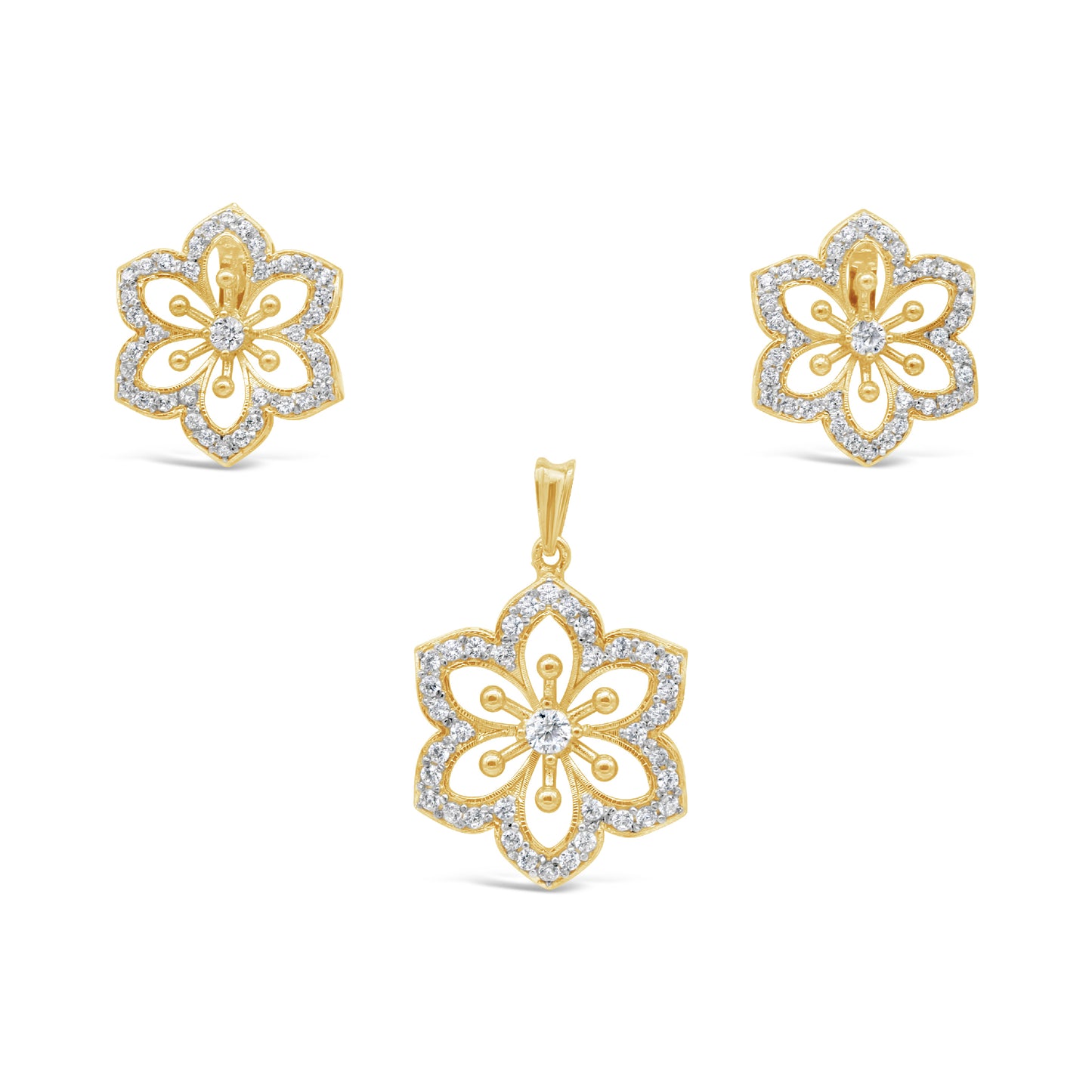 Daisy Zircon Set