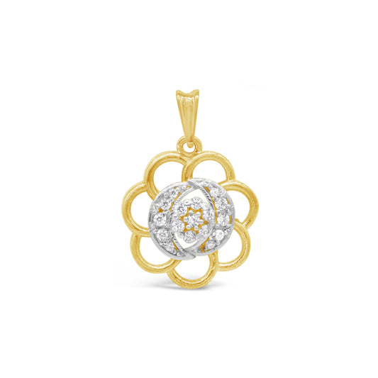 Infinity Flower Pendant