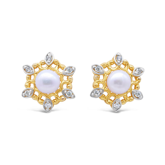 Filigree Pearl Tops