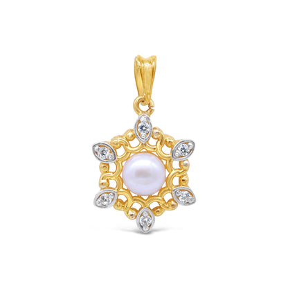 Filigree Pearl Pendant