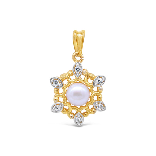 Filigree Pearl Pendant