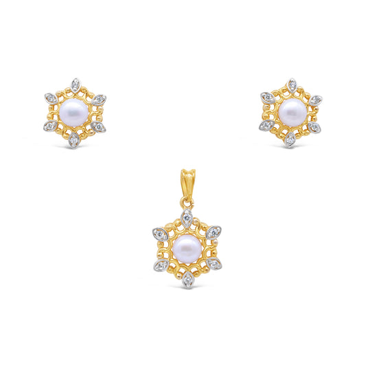 Filigree Pearl Set