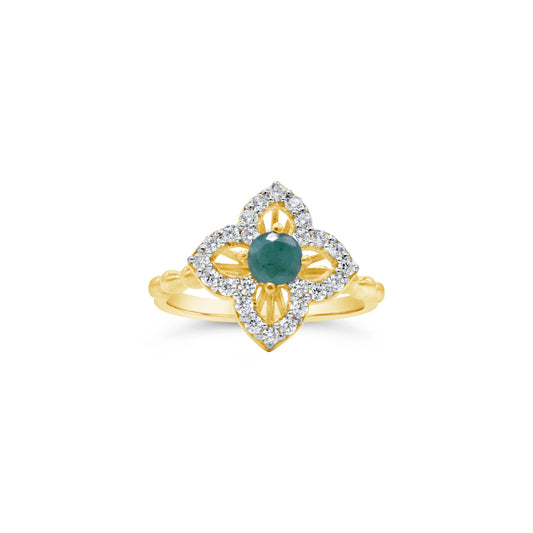 Quatrefoil Ring