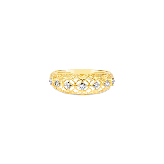 Floral Filigree Ring