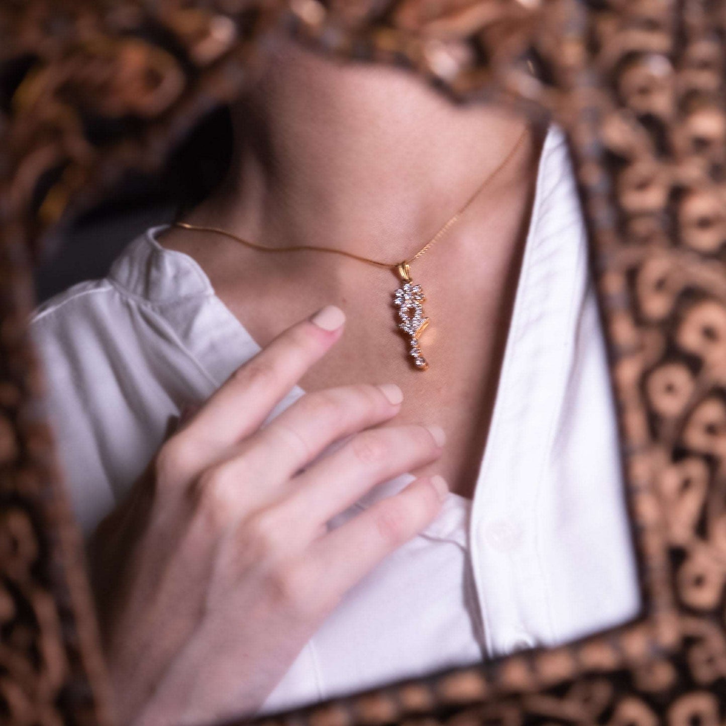 Dangly Zircon Pendant
