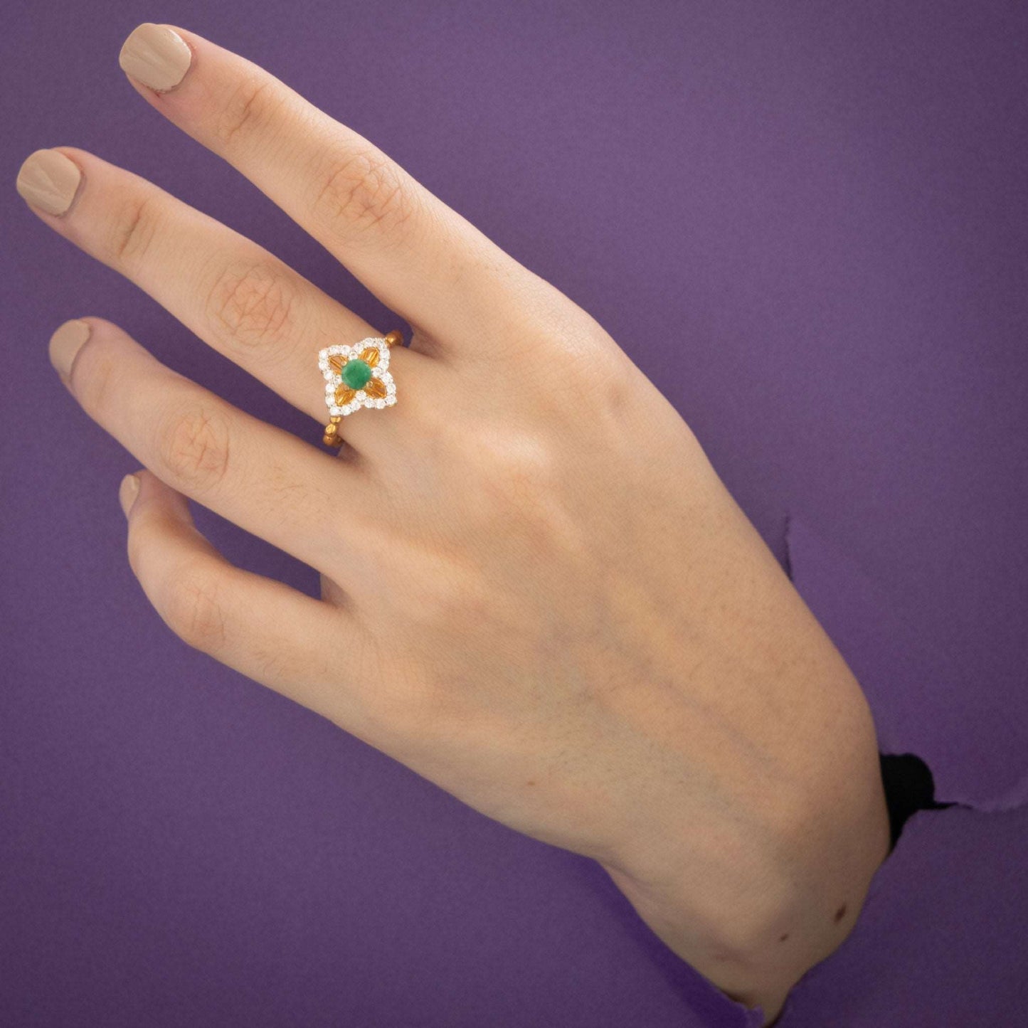 Quatrefoil Ring