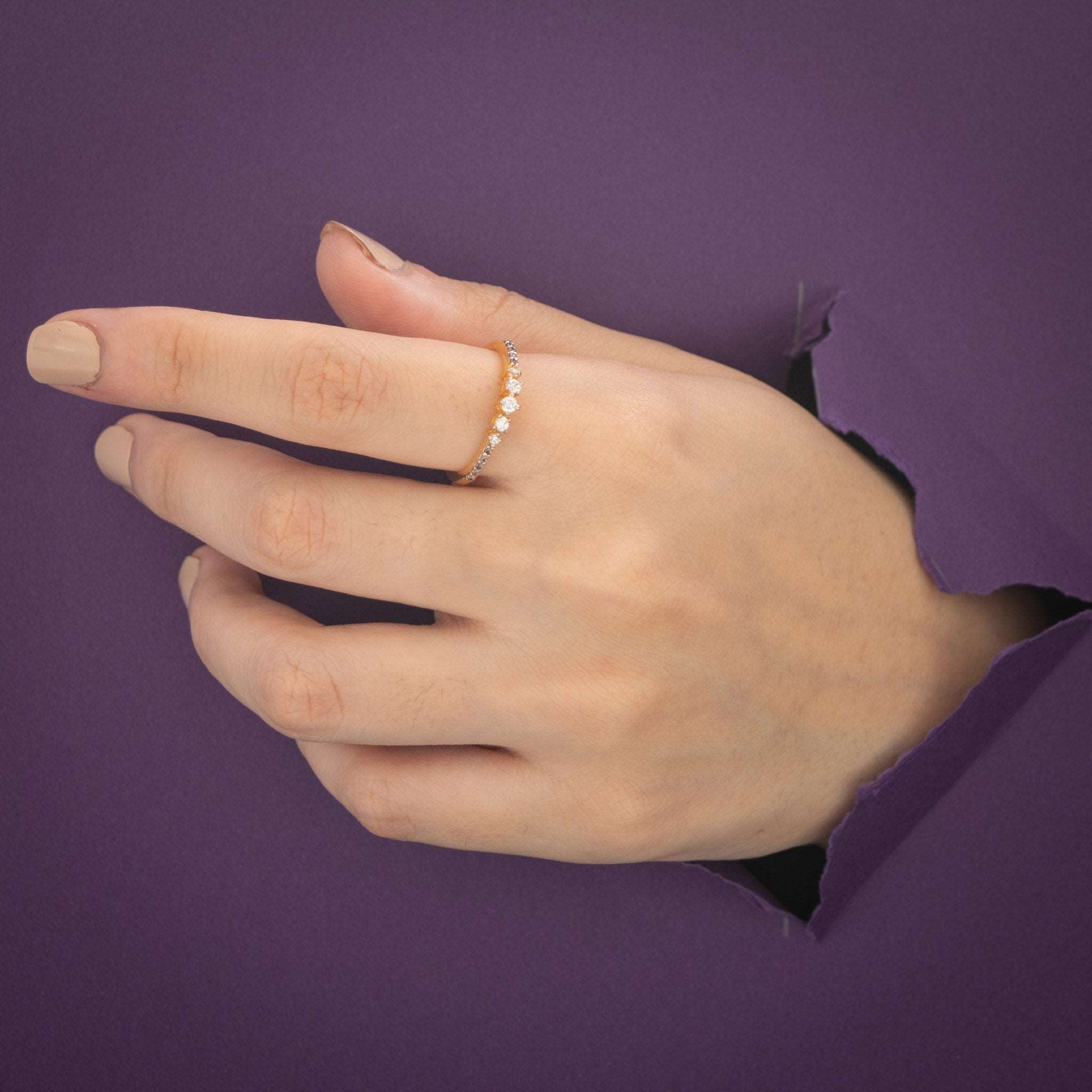 Zircon Smokey Ring
