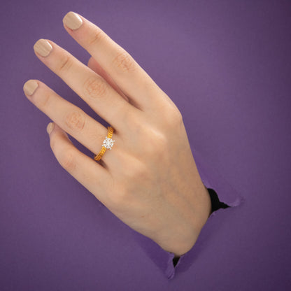 Zircon Lattice Ring
