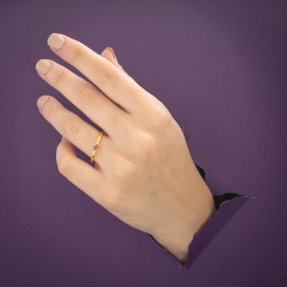 Pearl Minimalist Ring